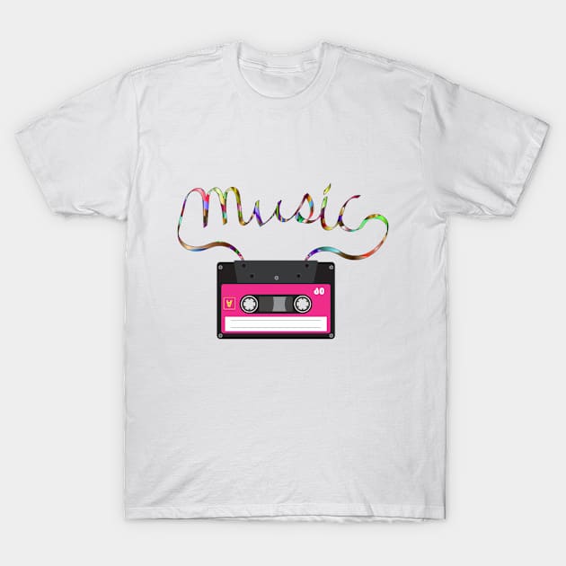 Best Seller Cassete Tape T-Shirt by Danger Noodle